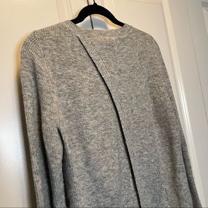 PRICE DROP Medium Open Back Grey Sweater